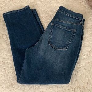 Old Navy sky high straight jeans